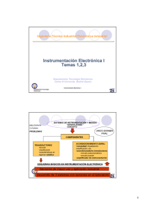 Instrumentación Electrónica I Temas 1,2,3
