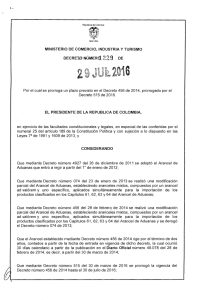 decreto 1229 del 29 de julio de 2016