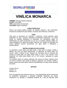 vinílica monarca - Inicio - Pinturas y Suministros Industriales SM