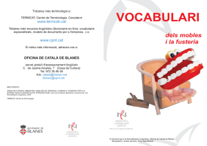 VOCABULARI - Consorci per a la Normalització Lingüística