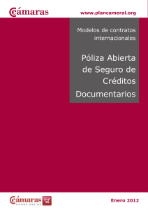 Póliza Abierta de Seguro de Créditos Documentarios