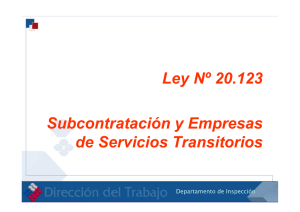 Subcontratación y Empresas de Servicios Transitorios