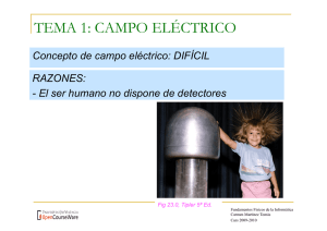 tema 1: campo eléctrico - OCW-UV