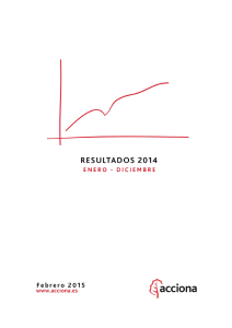 ACCIONA Informe Resultados FY 2014