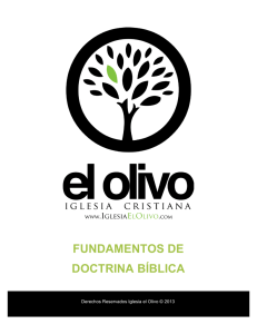 fundamentos de doctrina bíblica
