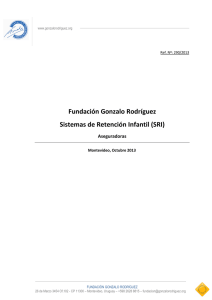 Fundación Gonzalo Rodríguez Sistemas de Retención Infantil (SRI)
