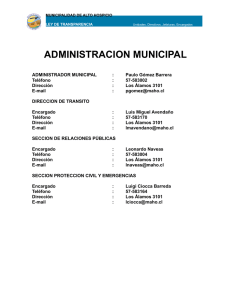 IDENTIFICACION DE JEFATURAS Y ENCARGADOS desde julio 2012