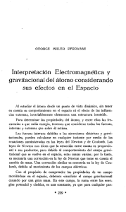 Interpretación Electromagnética y gravitacional del átomo