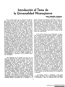Universalidad del nicaragüense - Revista Conservadora