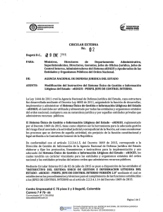 Firmado Digitalmente por AGENCIA NACIONAL DE DEFENSA