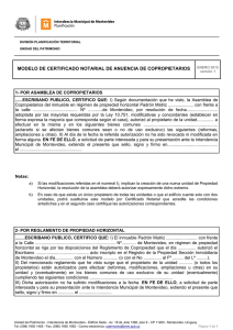 modelo de certificado notarial de anuencia de copropietarios
