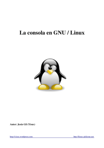 La consola en GNU / Linux