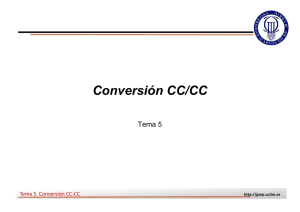 Tema 5. Conversión CC/CC - OCW