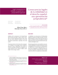 Consecuencias legales de la infidelidad en el derecho español: una