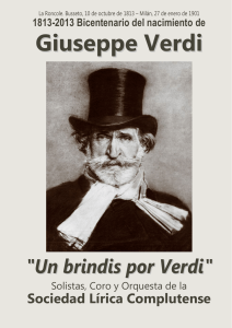 Un brindis por Verdi - Sociedad Lírica Complutense