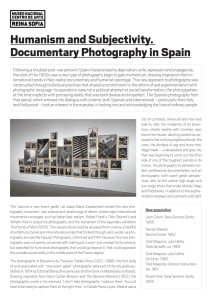 Humanism and Subjectivity. Documentary Photography in Spain