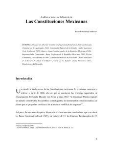 Las Constituciones Mexicanas - Eduardo Villarreal Sandoval