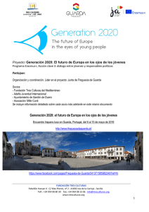 Generación 2020: el futuro de Europa en los ojos de los jóvenes