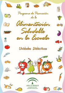 Unidad didáctica 1: Los alimentos como fuente de nutrientes