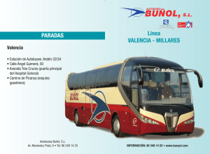 Autocares Buñol - Valencia - R.Montroi - Millares