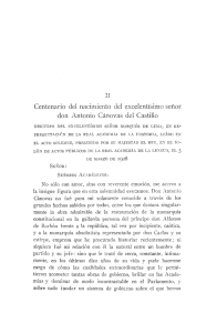 pdf Centenario del nacimiento del excelentísimo señor don Antonio