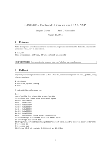 SASE2015 - Booteando Linux en una CIAA NXP