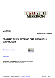 Merktron T2-044727 PINZA INFERIOR FIJA ARCO HD25