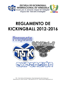 reglamento oficial de kickingball 2012-2016