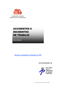 accidentes e incidentes de trabajo