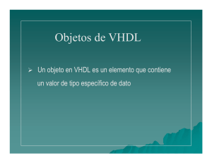 Objetos de VHDL