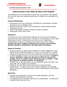 Health Matters Instrucciones al Ser Dado de Alta/o del Hospital