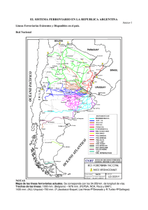 el sistema ferroviario en la republica argentina