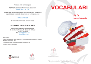 VOCABULARI - Consorci per a la Normalització Lingüística