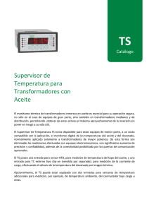 Supervisor de Temperatura para Transformadores con Aceite