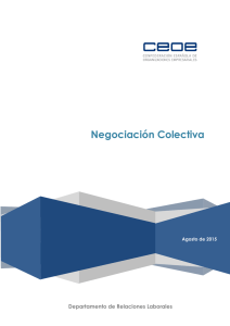 Negociación Colectiva - Agosto 2015
