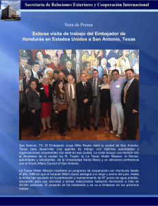 Nota de Prensa Exitosa visita de trabajo del Embajador de