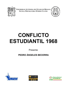 conflicto estudiantil 1968 - Universidad Autónoma del Estado de