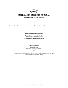 manual de analisis de agua