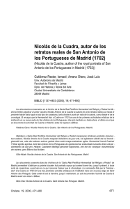 Nicolás de la Cuadra, autor de los retratos reales de San Antonio de