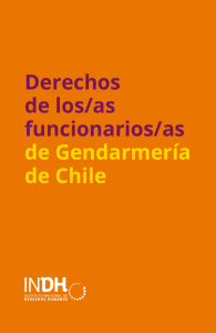 Derechos de los/as funcionarios/as de Gendarmería de Chile