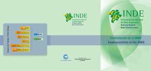Implantación de la INDE Implementation of the INDE