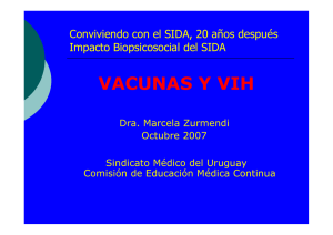 vacunas y vih - Sindicato Médico del Uruguay