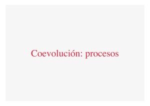 IV Coevolución: procesos