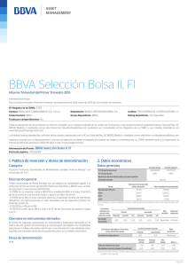 BBVA Selección Bolsa II, FI