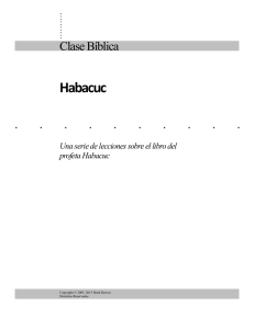 Introducción al libro Habacuc