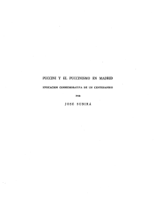 pdf Puccini y el puccinismo en Madrid : (Evocación conmemorativa