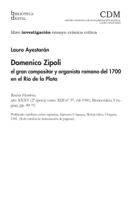 Domenico Zipoli - CDM | Centro Nacional de Documentación