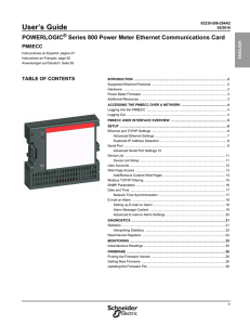 User`s Guide - Schneider Electric