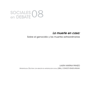 SOCIALES en DEBATE08 - Facultad de Ciencias Sociales
