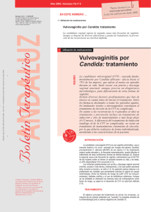 Vulvovaginitis por Candida: tratamiento